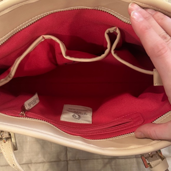 Spartina 449 Coastal Map Tote in Cream and Blue - Picture 5 of 6